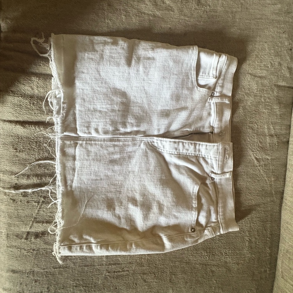 Express White Mini Skirt